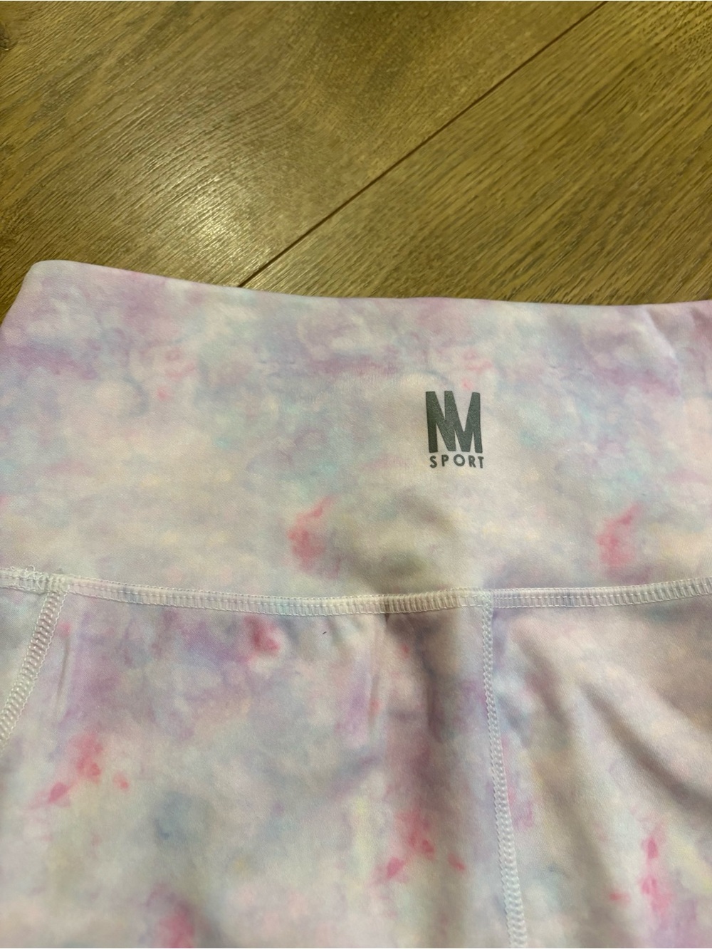 Nicole Miller Sport Women's Leggings - S - Multicolor Tie Dye Pockets - Picture 6 of 7